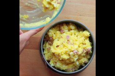 Potato gateau: Italian recipe