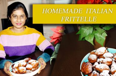 Homemade Italian Frittelle   |Frittelle recipe | in Sinhala | In Italy