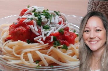 A BITE OF ITALY - Turkey Meatballs & White Wine Tomato Sauce