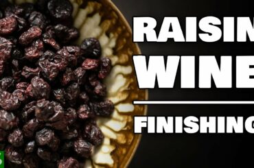 Raisin Wine - Let's finish it and bottle some wine!