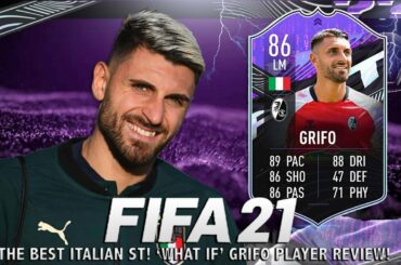 THE BEST ITALIAN ST! 'WHAT IF' GRIFO PLAYER REVIEW! HE'S ONLY 43K?! FIFA 21 ULTIMATE TEAM