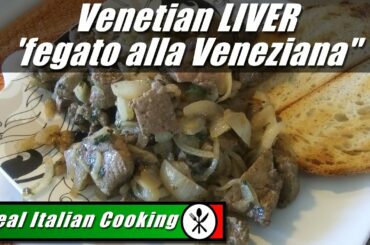 How to cook venetian LIVER, "fegato alla veneziana"