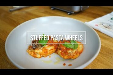 QUICK and EASY STUFFED PASTA WHEELS!