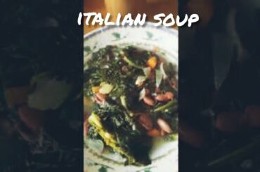 Authentic italian black cabbage soup recipe// black kale and beans soup//zuppa di cavolo nero