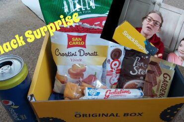 Trying Italian sweets/snacks for the first time. Snack surprise feb 2021 box