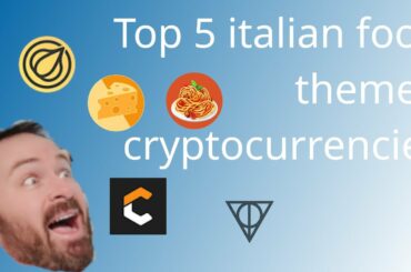 Top 5 Italian food themed cryptocurrencies you've never heard of.