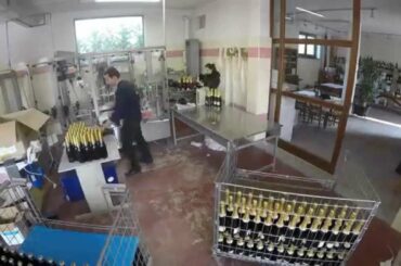 Italian wine labeling time lapse test