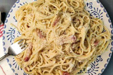 Spaghetti Carbonara [Pancetta and Parmigiano] - Italian Spaghetti Carbonara