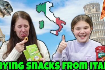 Trying Weird Snacks From Italy!
