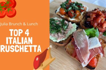 How to make delicious ITALIAN BRUSCHETTA | Julia Brunch & Lunch