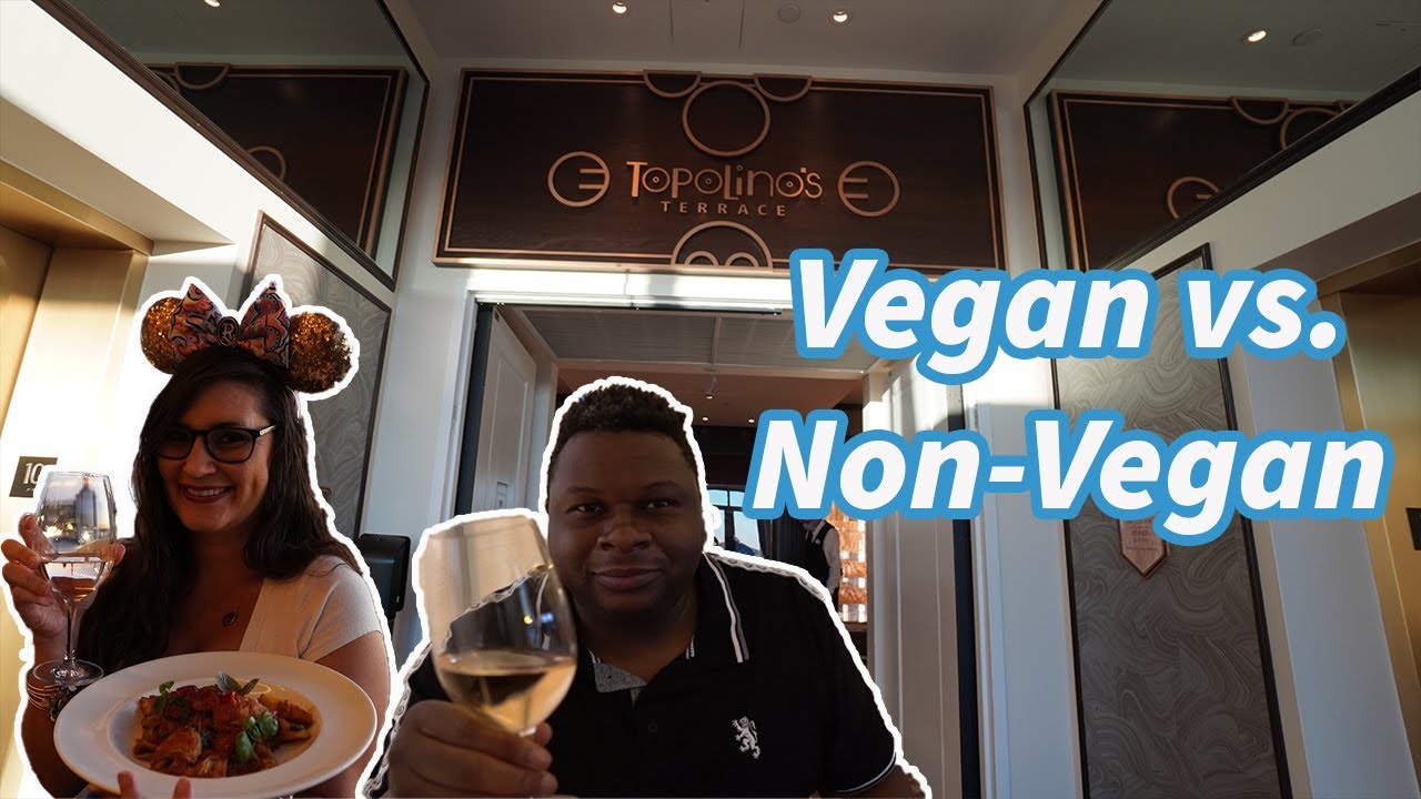 Topolino's Terrace Dinner | Vegan & non-vegan food review | Riviera Resort | Walt Disney World Topolino's Terrace Dinner | Vegan & non-vegan food review | Riviera Resort | Walt Disney World