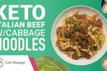 Keto Italian Beef with Cabbage Noodles Recipe