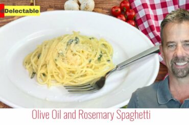 How To Make Olive Oil and Rosemary Spaghetti / Pasta Recipes / Italian Recipes