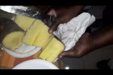 Roasting Yam For Lunch In St. Mary