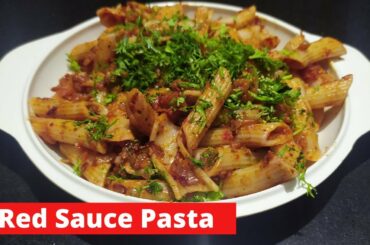 Red Sauce Pasta Recipe | Red Sauce Pasta Italian Style|  Veg Recipe With Vaishali