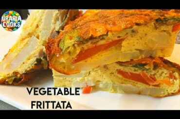 Vegetable Frittata Recipe | Egg Frittata Recipe | Healthy Frittata Recipe #shorts Italian Frittata