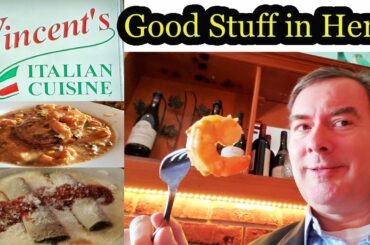 New Orleans Travel Vlog: Good Stuff in Here at Vincent’s Italian Cuisine Restaurant Review Videos