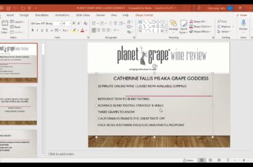 PLANET GRAPE STREAMING WINE CLASSES