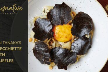Jun Tanaka's Orecchiette, Egg Yolk and Black Truffle