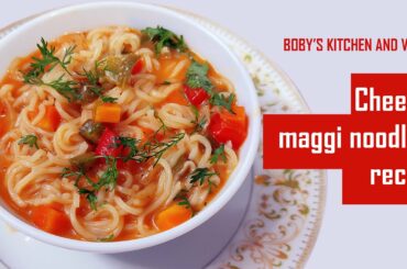 Cheese maggi noodles recipe by Boby || italian maggi recipe ||