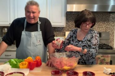 Vince and Mare Cook Stuffed Peppers