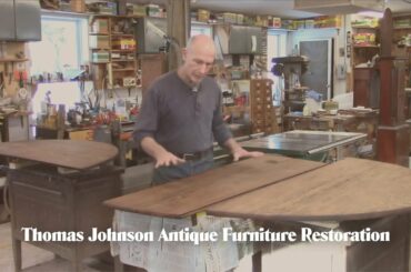 Restoring an early 18th c. Drop-leaf Dining Table - Thomas Johnson Antique Furniture Restoration