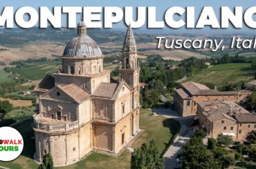 Montepulciano Walking Tour - 4K - With Captions - Prowalk Tours