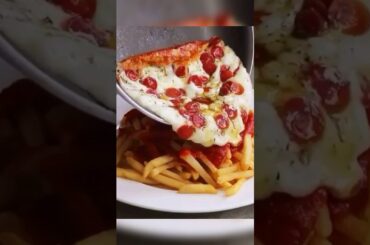 PIZZA FRIES    #pizza #fries #shorts #food #italy #vlog #recipe