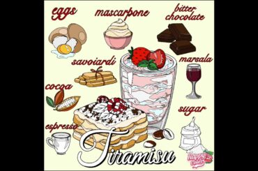 14 March 2021 (Speedpaint) Happy Color By Number - Italy Dessert Food Tiramisu Pics (Italy Food)