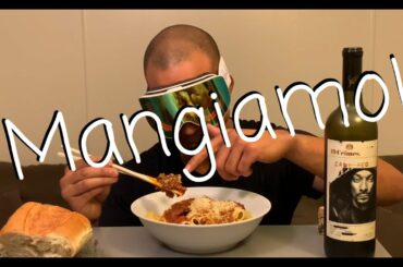 Italian Spaghetti / Snoop Dogg Cali Red Wine / ASMR w/ surprise toppings