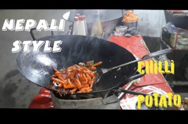 Crispy and Delicious Chilli Potato in Noida | INDIAN STREET FOOD |