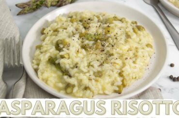 How to Make ASPARAGUS RISOTTO | Italian Recipe | (SO EASY)