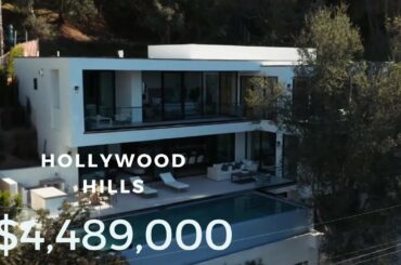 Touring This Modern $4,489,000 HOLLYWOOD HILLS Mansion