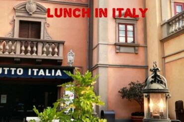 Lunch in Italy-Tutto Italia Review- Epcot