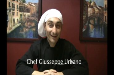 Chef Giuseppe talking Italian American cuisine