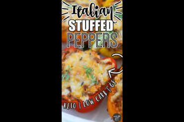 Italian Stuffed Peppers (No Rice)