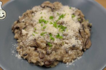 Easy Mushoom Risotto Recipe | Famous Italian Dish with Mushroom