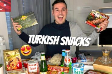 Italian Tries Turkish Food & Snacks #Mukbang