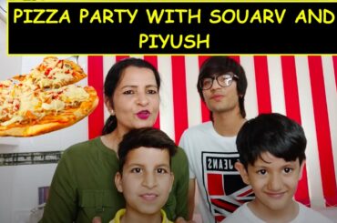 Pizza party with @Sourav Joshi Vlogs