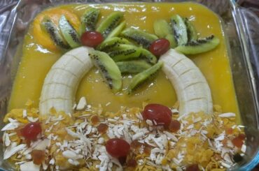 MANGO PANNA COTTA|| Mango pudding recipe|| Simple mango pudding recipe|| Italian dessert