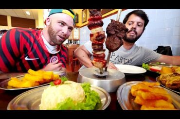 South BRAZILIAN STEAKHOUSE!! Etrecote, Pork & Chicken | Porto Alegre, Brazil