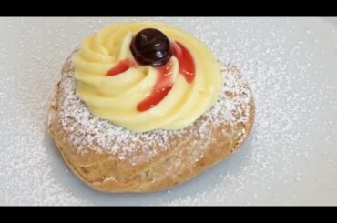 Original Italian Zeppole di San Giuseppe! Easy Recipe! Guide to Pate a Choux and Pastry Cream!