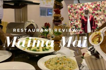 Maima mai Italian Restaurant |Food Review| Kaduna.