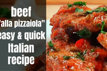 Italian "Alla Pizzaiola" Beef Recipe - How To Make A Quick & Delicious Italian Classic