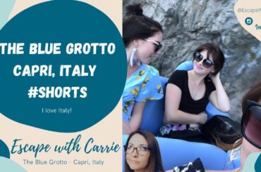 Blue Grotto in Capri, Italy! #Shorts