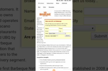 Barbeque Nation Hospitality Limited IPO (Barbeque Nation IPO) Detail