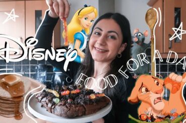 eating *DISNEY FOODS* FOR A DAY! magical VEGAN afternoon tea party!