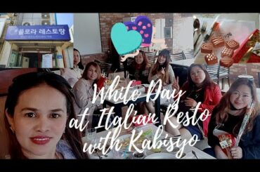 WHITE DAY AT ITALIAN RESTAURANT WITH KABISYO