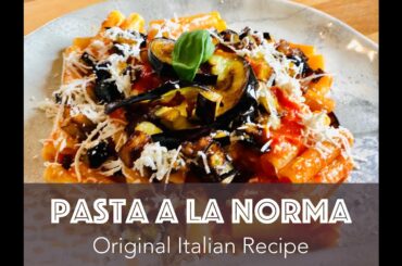PASTA alla Norma | Pasta con BERENJENAS || Pasta with Aubergines (ENG Sub) | Original Italian Recipe