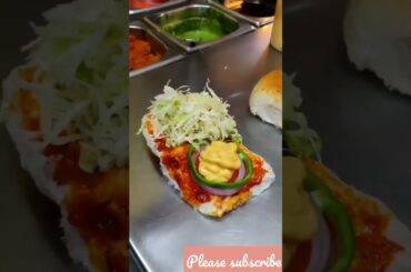 Indian-italian veg samosa pav || Street food